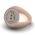 Glamorous Diamond Bitcoin Ring - Dominic No. 8